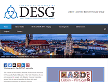 Tablet Screenshot of desg.org